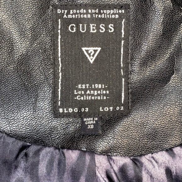 Guess Leather Jacket - Picture 5 of 6